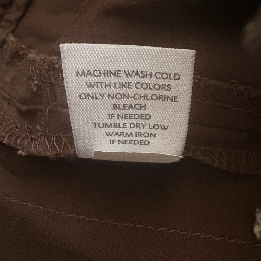 J. Jill Brown Drawstring Cotton Shorts - Picture 4 of 12